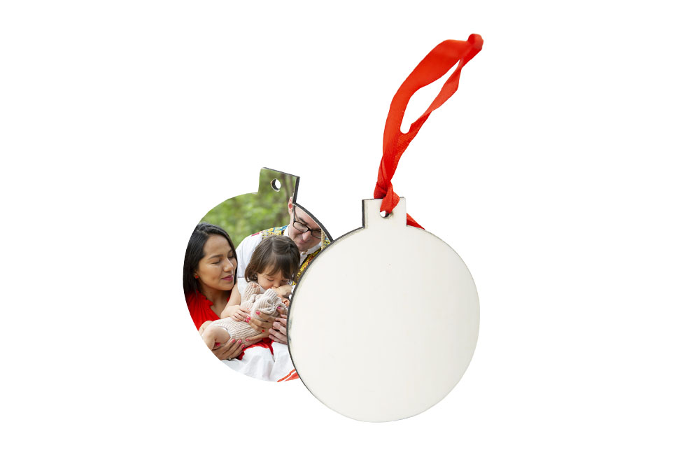 Hard Board Decoration Wooden Christmas Ornament