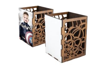 Wood Pen Holder